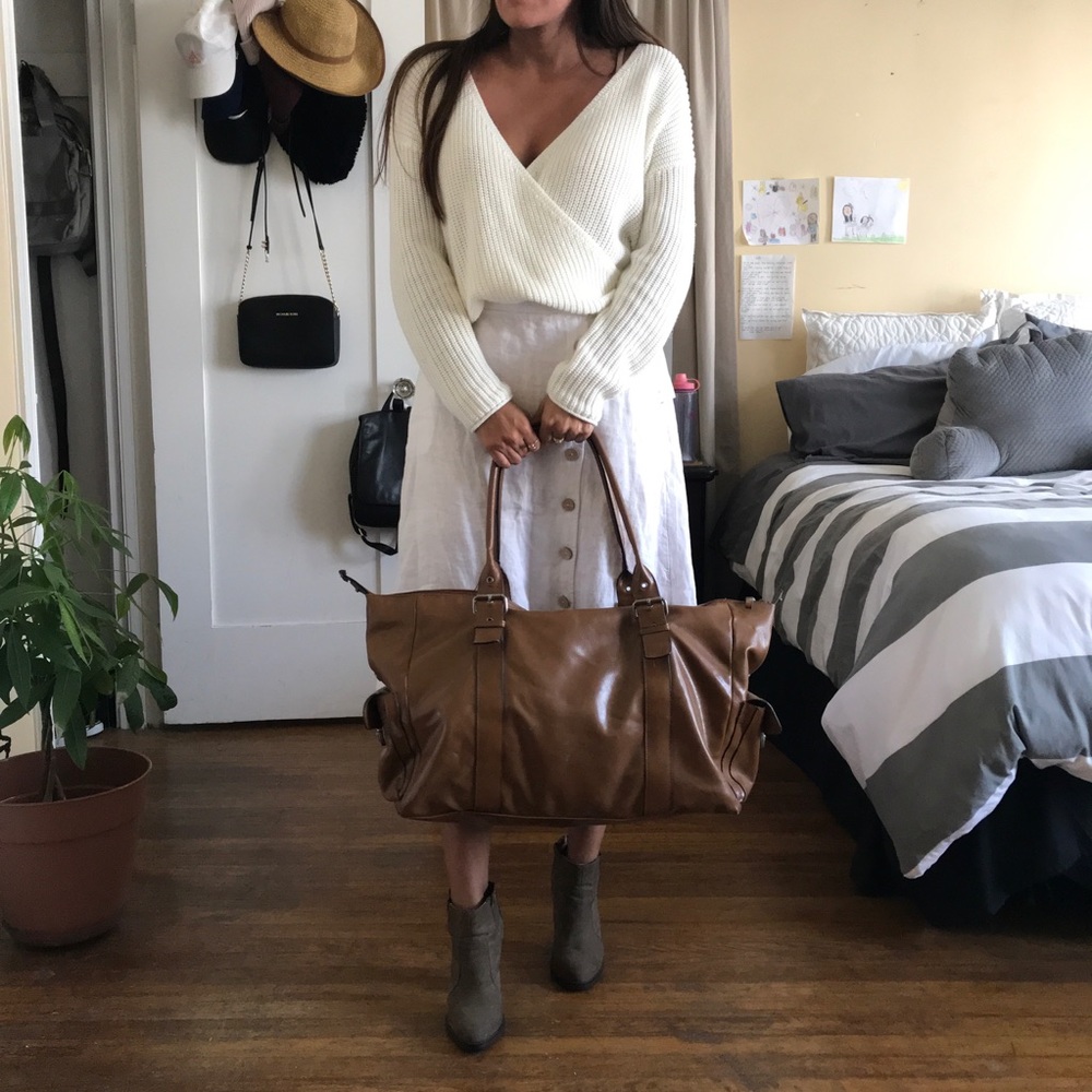 Travel tote bag